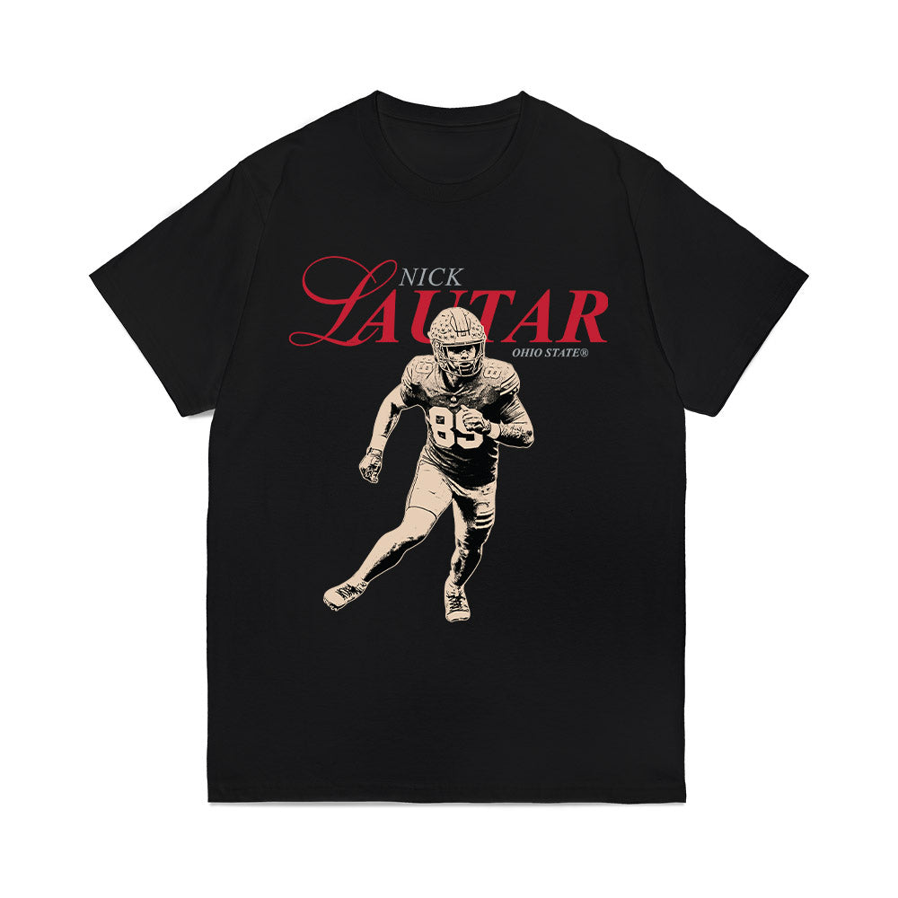 Ohio State - NCAA Football : Nick Lautar - Legacy Comfort Colors T-Shirt-0