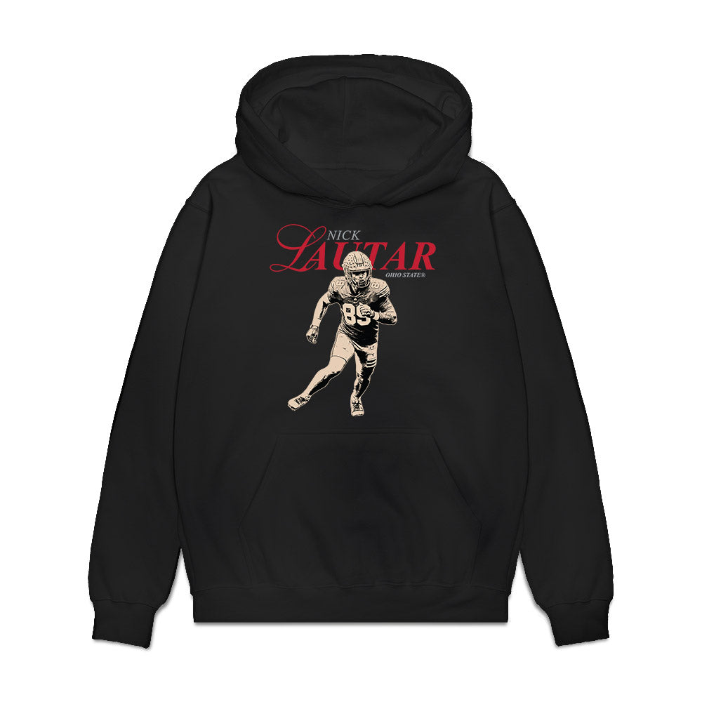 Ohio State - NCAA Football : Nick Lautar - Legacy Premium Hooded Sweatshirt-0