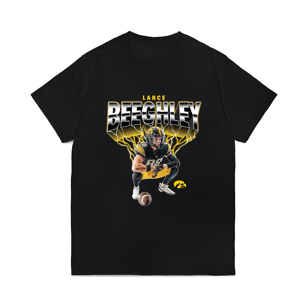 Iowa - NCAA Football : Lance Beeghley - Collage Comfort Colors T-Shirt-0
