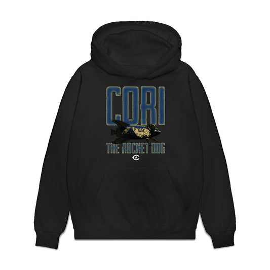 UC Davis - NCAA Football : Cori The Rocket Dog Premium Hooded Sweatshirt-0