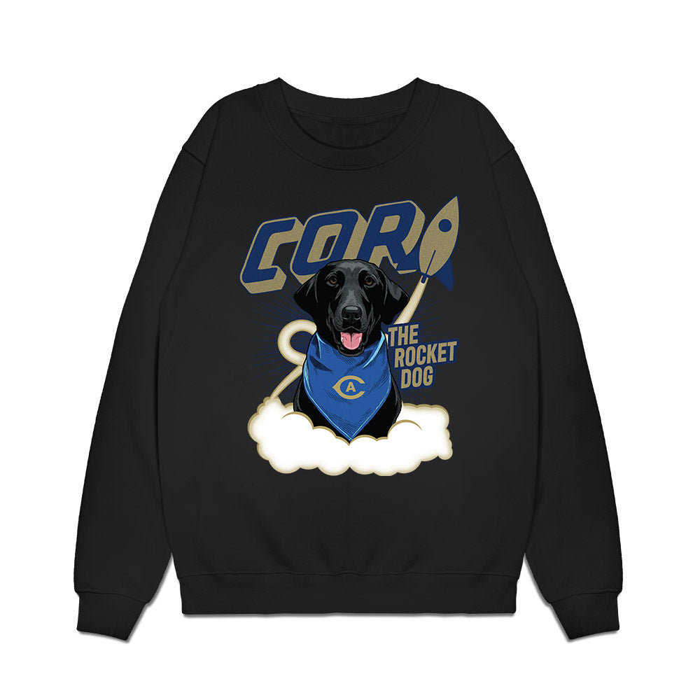 UC Davis - : Cori The Rocket Dog - Premium Crewneck Sweatshirt-0