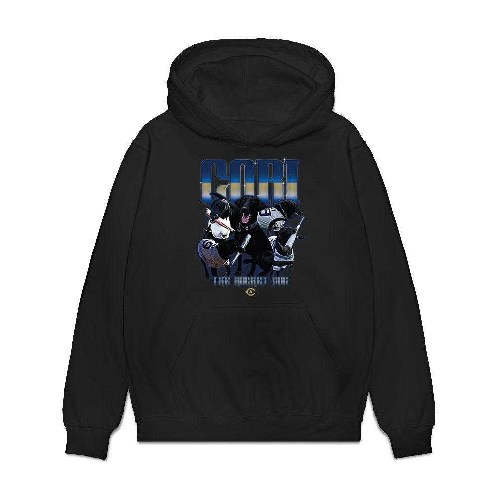 UC Davis - : Cori The Rocket Dog - Premium Hooded Sweatshirt-0