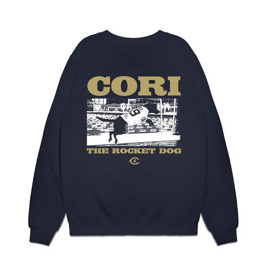 UC Davis - : Cori The Rocket Dog Premium Crewneck Sweatshirt-0