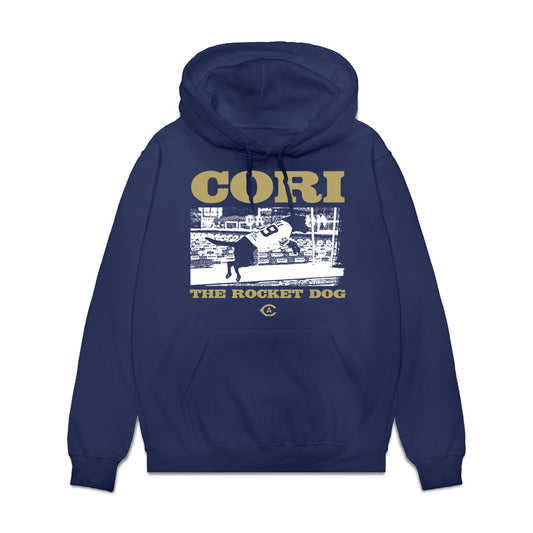 UC Davis - : - Cori The Rocket Dog Fleece Hooded Sweatshirt-0