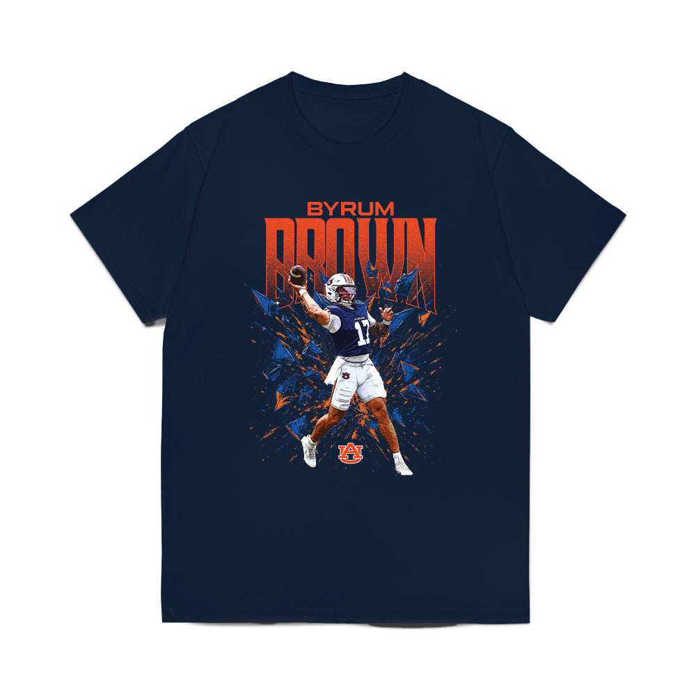 Auburn - NCAA Football : Byrum Brown - Collage Comfort Colors T-Shirt-0