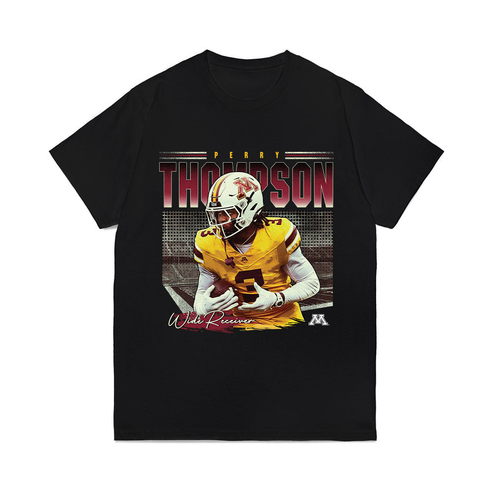 Minnesota - NCAA Football : Perry Thompson - Collage Comfort Colors T-Shirt-0