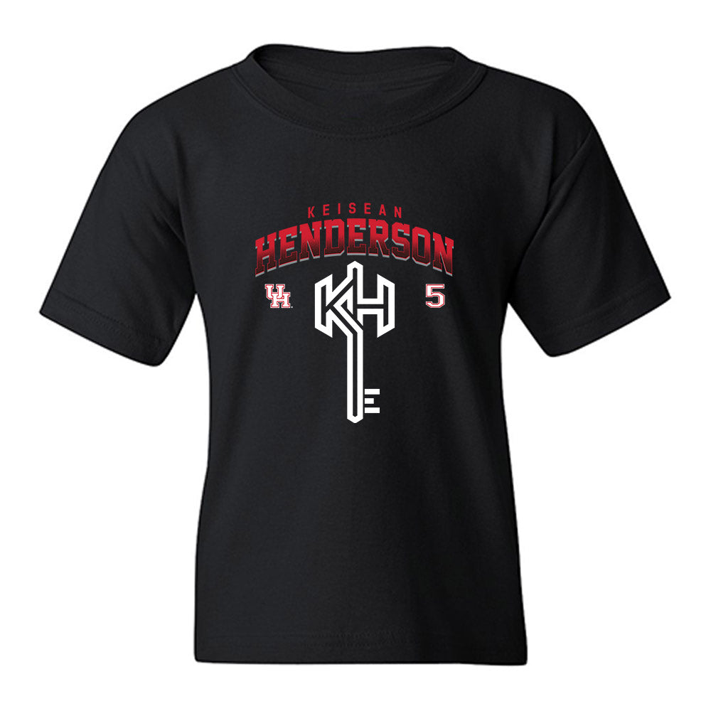 Houston - NCAA Football : Keisean Henderson - Graphic Youth T-Shirt-0