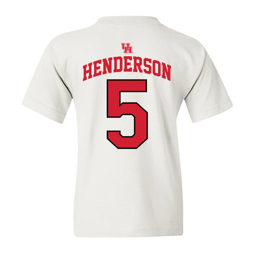 Houston - NCAA Football : Keisean Henderson - Graphic Youth T-Shirt-1