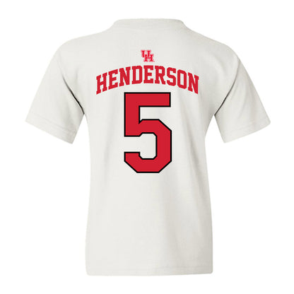 Houston - NCAA Football : Keisean Henderson - Graphic Youth T-Shirt-1