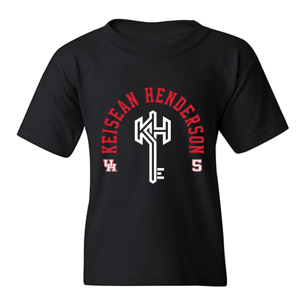 Houston - NCAA Football : Keisean Henderson - Graphic Youth T-Shirt-0