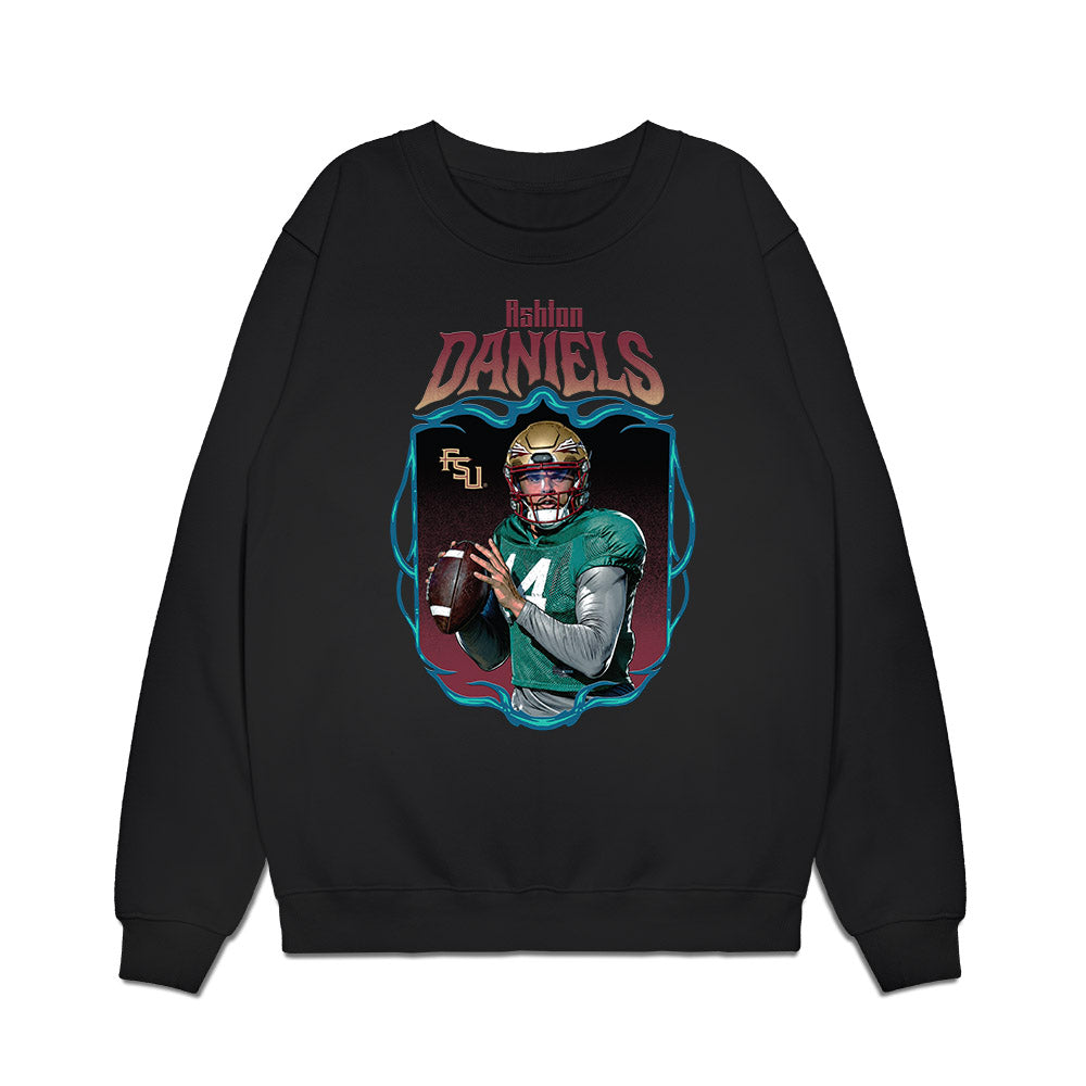 FSU - NCAA Football : Ashton Daniels - Collage Premium Crewneck Sweatshirt-0
