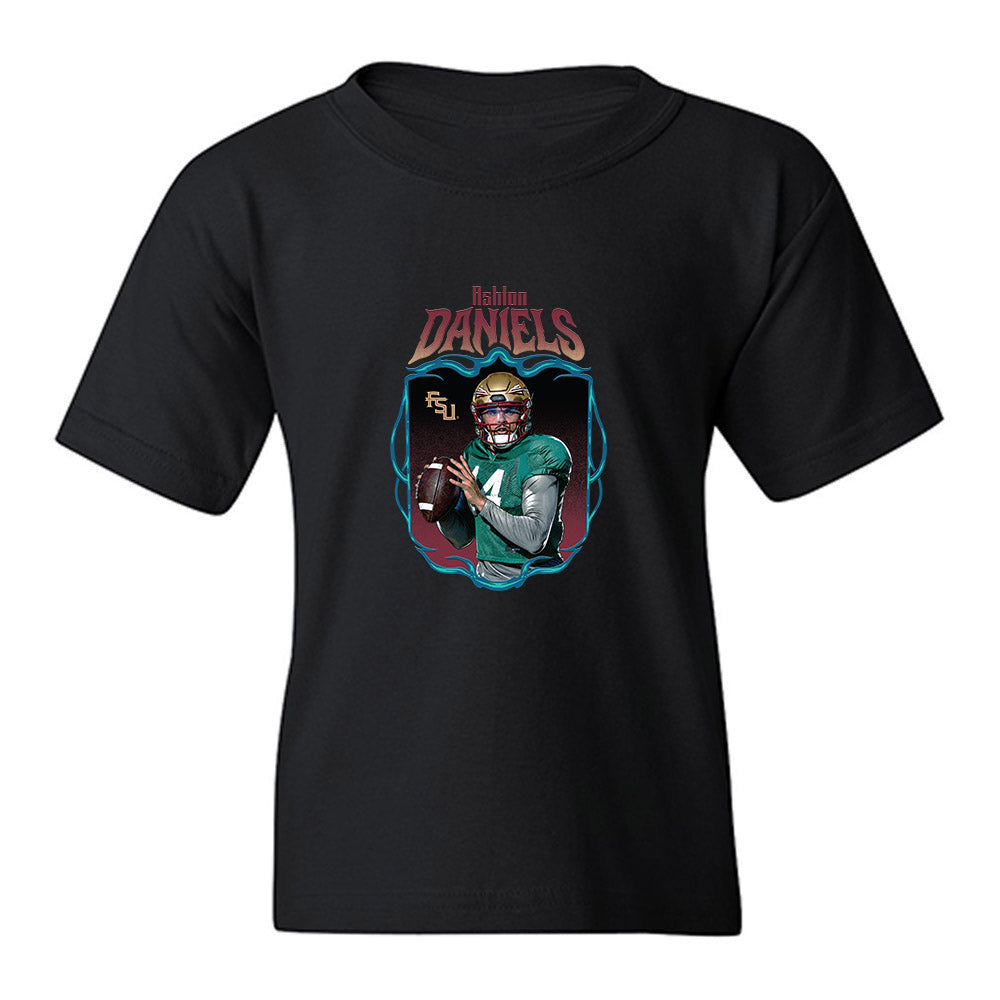 FSU - NCAA Football : Ashton Daniels - Collage Youth T-Shirt-0