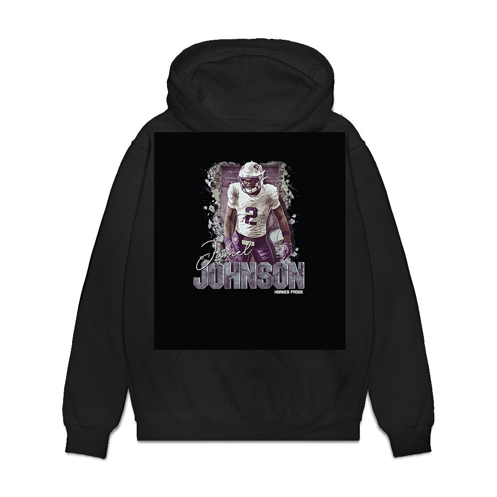 TCU - NCAA Football : Jamel Johnson - Legacy Premium Hooded Sweatshirt-0