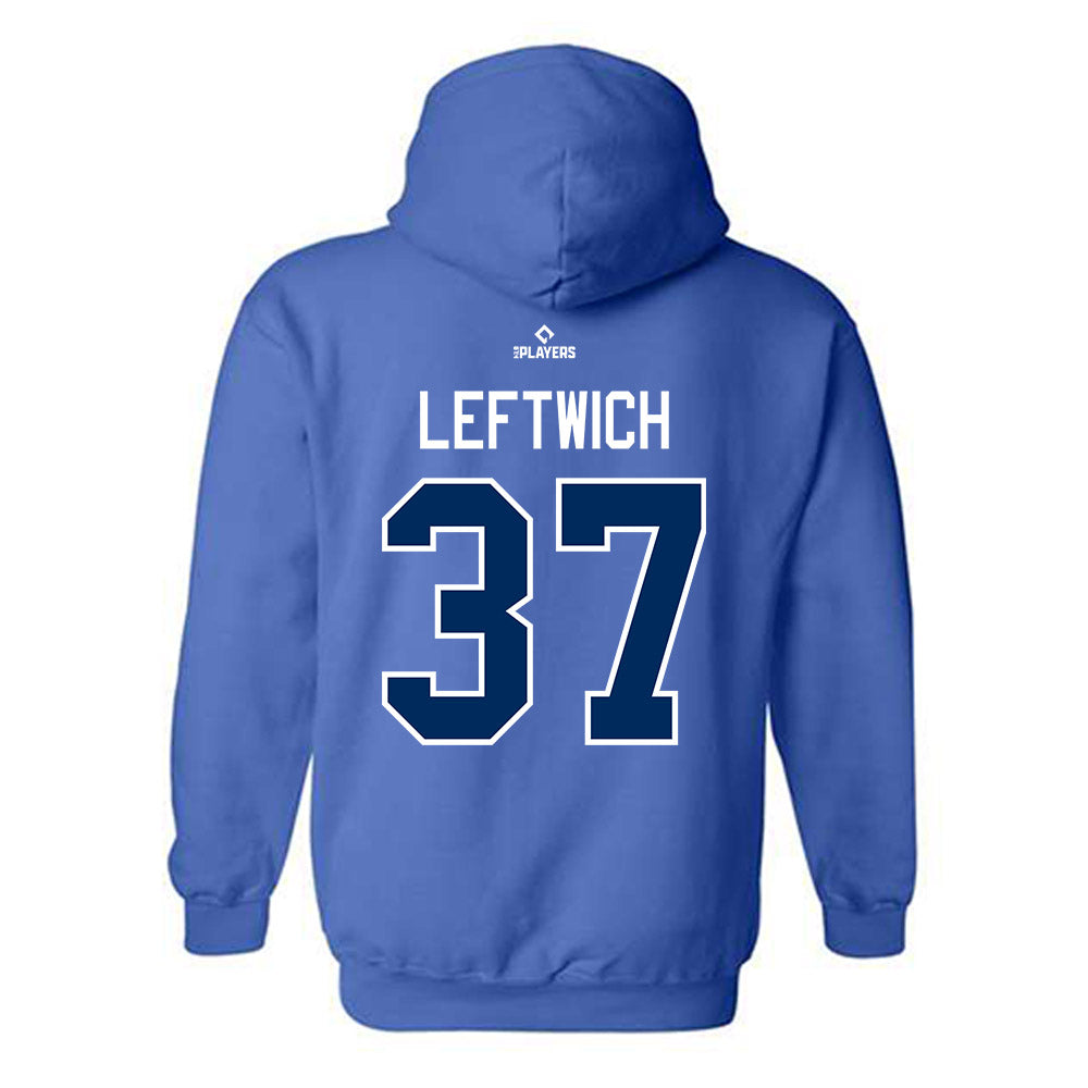 Columbus Clippers - MILB Baseball : Jack Leftwich - Hooded Sweatshirt-1