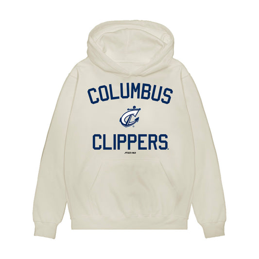 Columbus Clippers - MILB Baseball : Jack Leftwich - Premium Hooded Sweatshirt-0