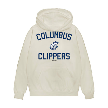 Columbus Clippers - MILB Baseball : Blake Perkins - Premium Hooded Sweatshirt-0