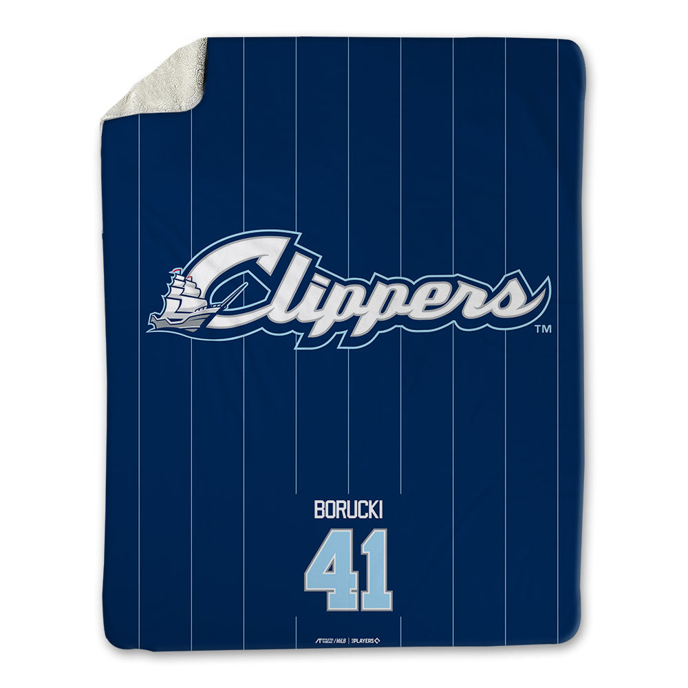 Columbus Clippers - MILB Baseball : Ryan Borucki - Blanket-0