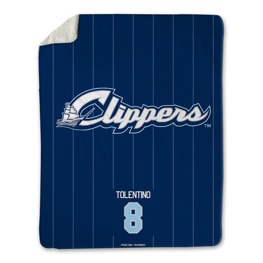Columbus Clippers - MILB Baseball : Milan Tolentino - Blanket-0