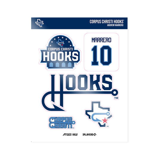 CC Hooks - MILB Baseball : Andrew Marrero - Sticker Sheet-0