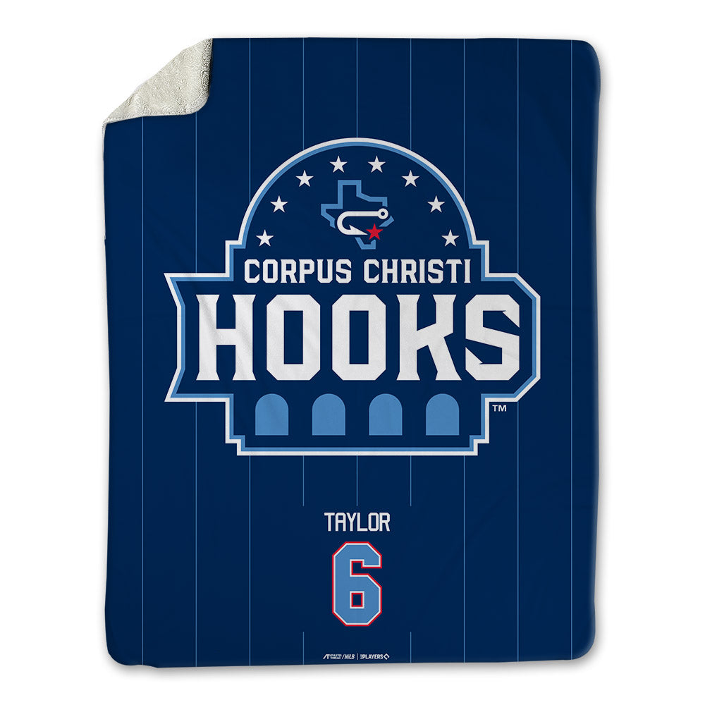 CC Hooks - MILB Baseball : Andrew Taylor - Blanket-0