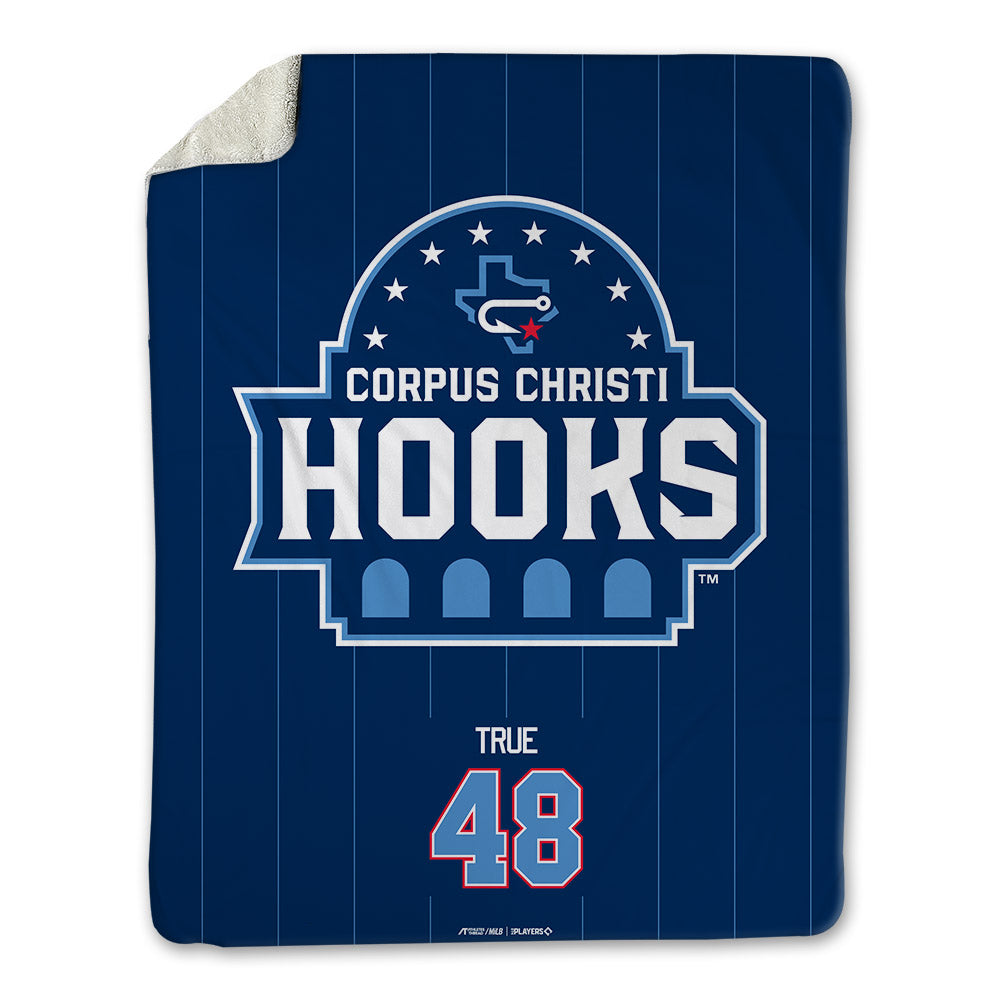 CC Hooks - MILB Baseball : Derek True - Blanket-0