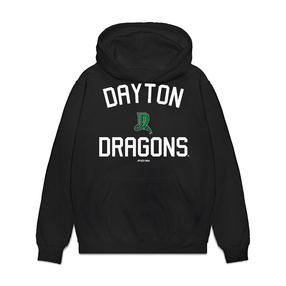Dayton Dragons - MILB Baseball : Eric Becker - Premium Hooded Sweatshirt-0
