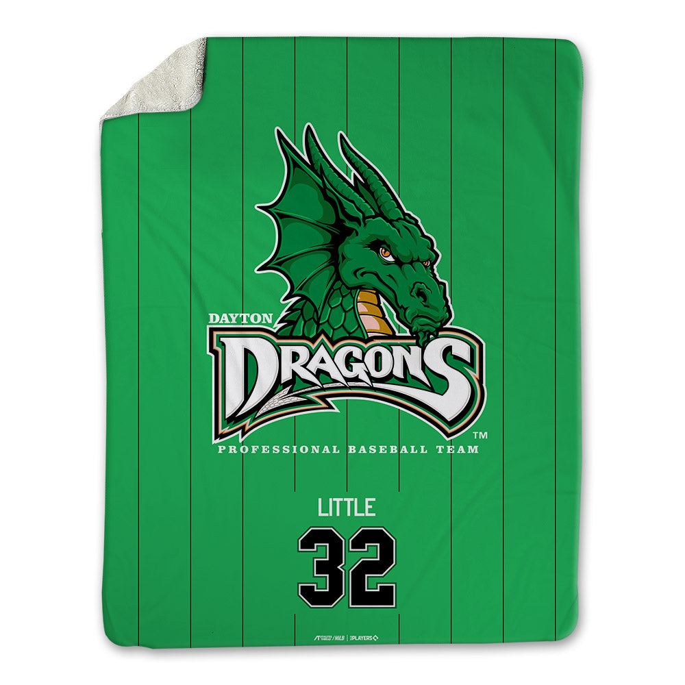 Dayton Dragons - MILB Baseball : Jordan Little - Blanket-0