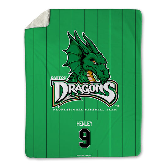 Dayton Dragons - MILB Baseball : Kyle Henley - Blanket-0