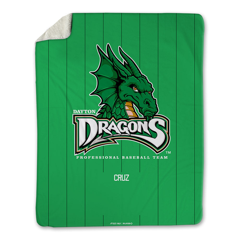 Dayton Dragons - MILB Baseball : Reynardo Cruz - Blanket-0