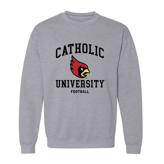 Catholic - NCAA Football : Jacob Suit-Collazo - Classic Shersey Crewneck Sweatshirt-0