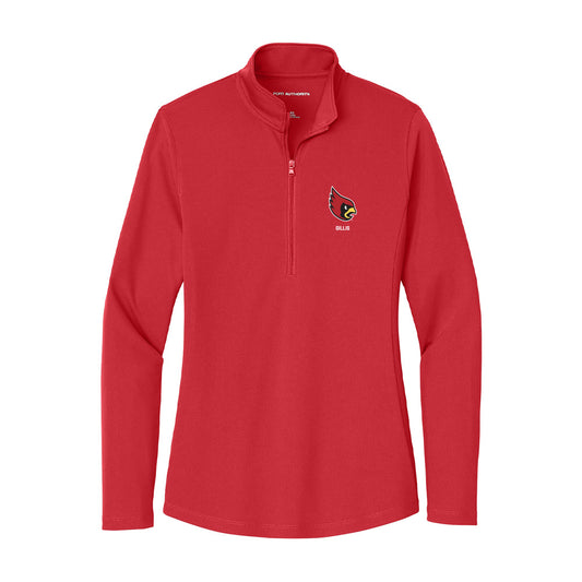 Catholic - NCAA Men's Track & Field : Warren Gillis - Women's Lightweight Quarter Zip Jacket-0