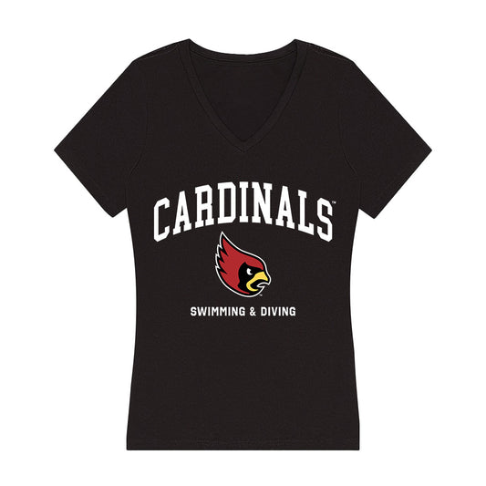 Catholic - NCAA Women's Swimming & Diving : Krista Kenney - Classic Shersey Women's V-Neck T-Shirt-0