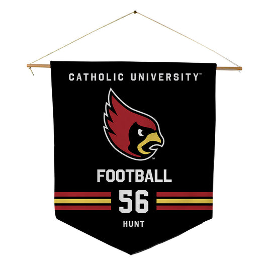 Catholic - NCAA Football : Joshua Hunt - Pennant - 18" x 21"-0