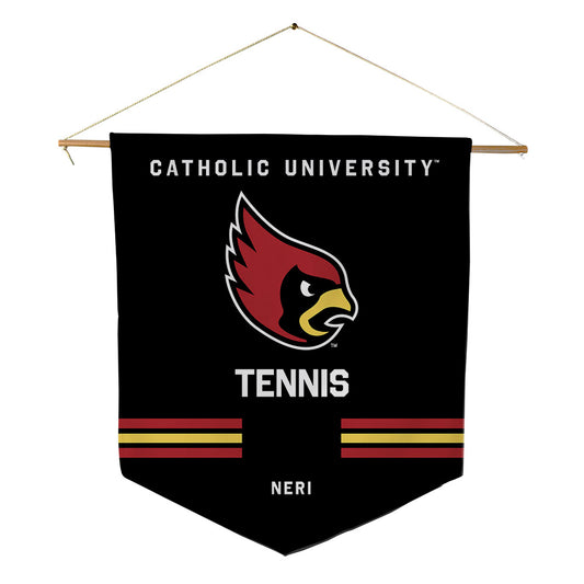 Catholic - NCAA Men's Tennis : Lorenzo Neri - Pennant - 18" x 21"-0
