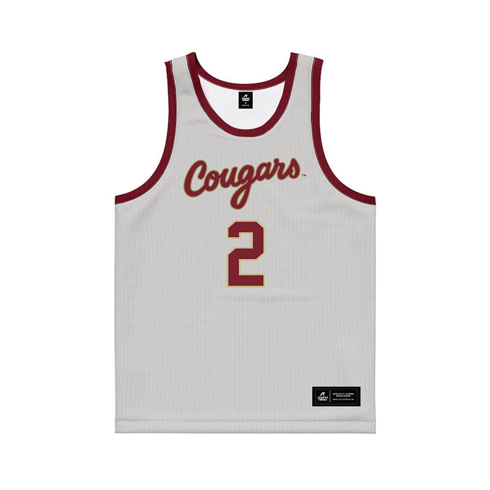 Charleston - NCAA Women's Basketball : Abby Jegede - Grey Basketball Jersey-0
