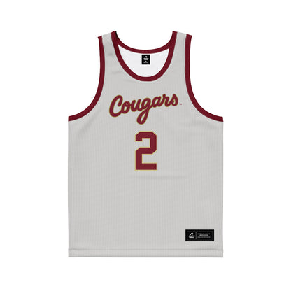 Charleston - NCAA Women's Basketball : Abby Jegede - Grey Basketball Jersey-0