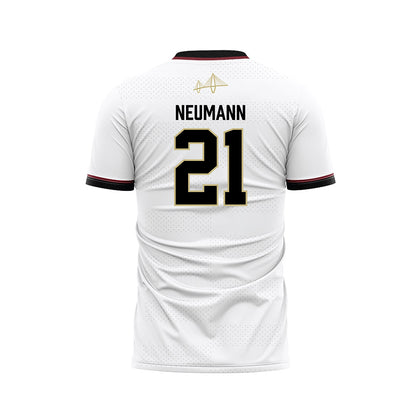 Charleston - NCAA Men's Soccer : Jack Neumann - White Soccer Jersey-1