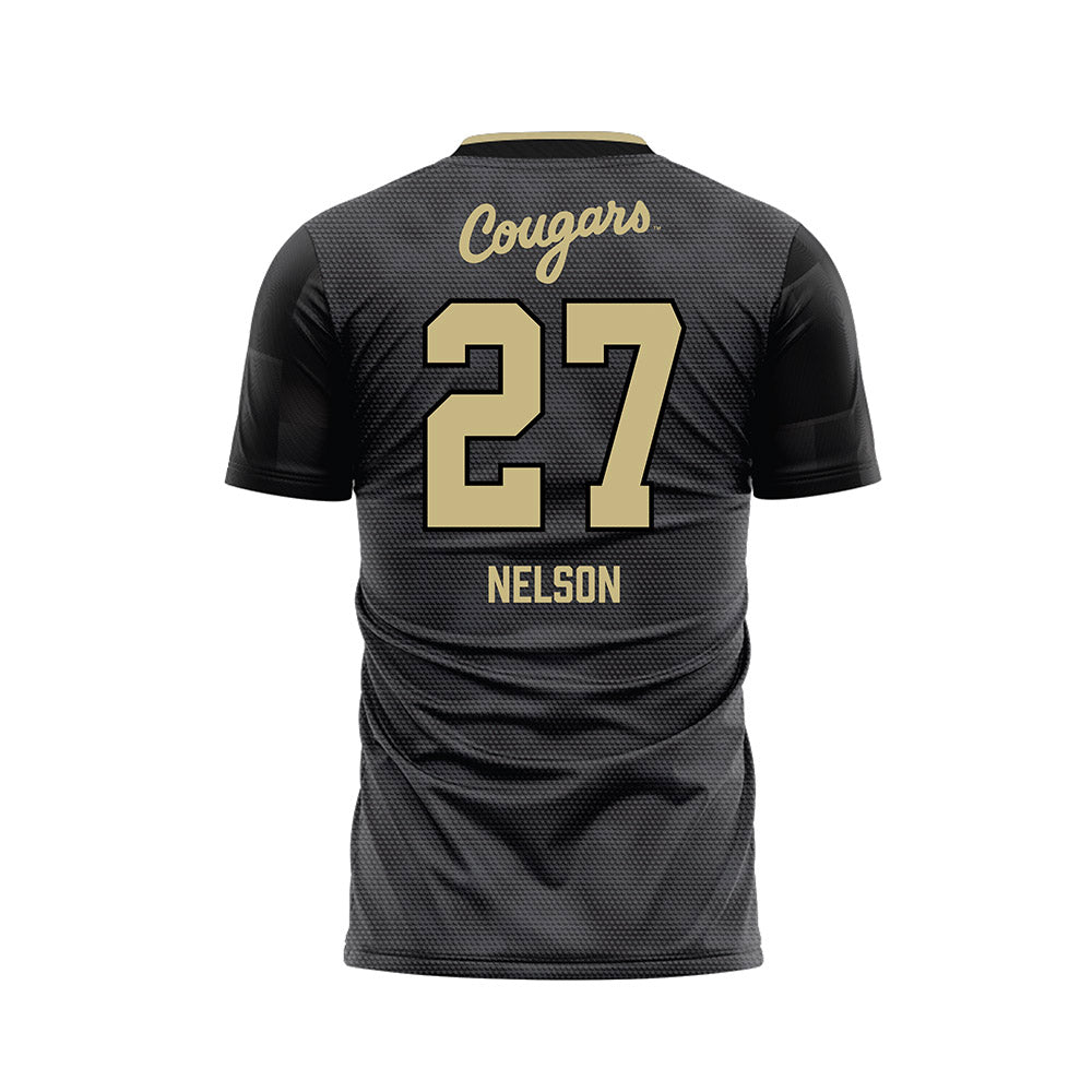 Charleston - NCAA Women's Soccer : chloe nelson - Black Soccer Jersey-1
