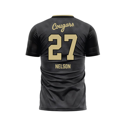 Charleston - NCAA Women's Soccer : chloe nelson - Black Soccer Jersey-1