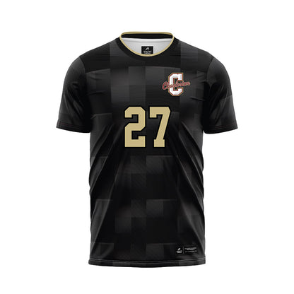 Charleston - NCAA Women's Soccer : chloe nelson - Black Soccer Jersey-0