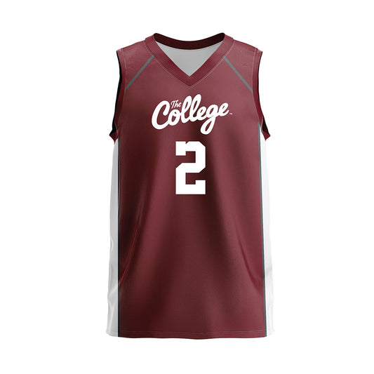 Charleston - NCAA Women's Volleyball : Jumana Martin - Red Volleyball Jersey-0