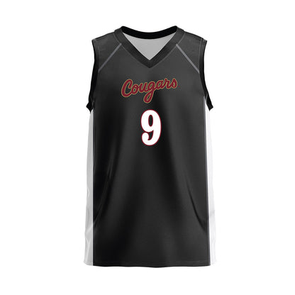 Charleston - NCAA Women's Volleyball : Emma Duffield - Black Volleyball Jersey-0