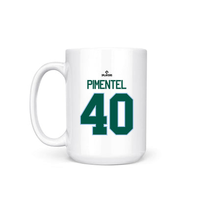 Daytona Tortugas - MILB Baseball : Luis Pimentel - Coffee Mug-1