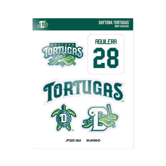 Daytona Tortugas - MILB Baseball : Dony Aguilera - Sticker Sheet-0