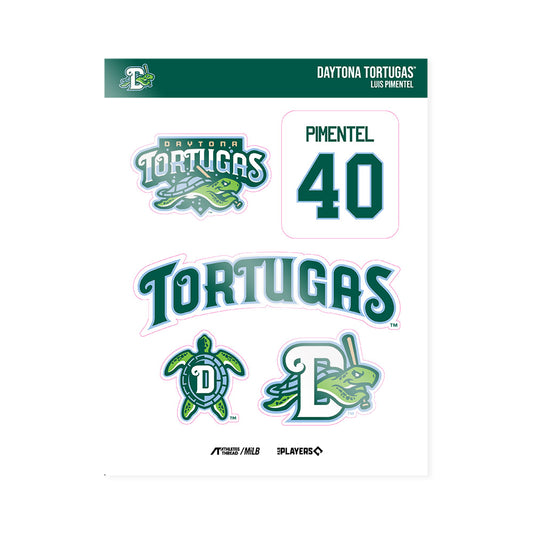 Daytona Tortugas - MILB Baseball : Luis Pimentel - Sticker Sheet-0