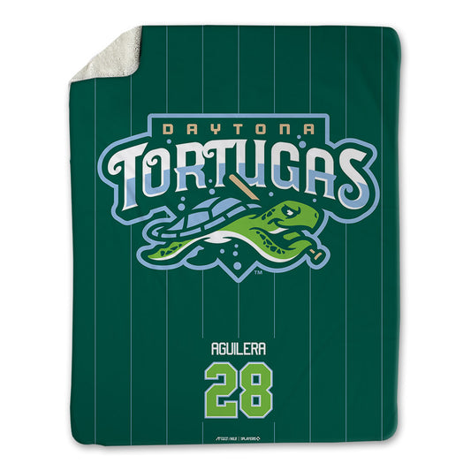 Daytona Tortugas - MILB Baseball : Dony Aguilera - Blanket-0