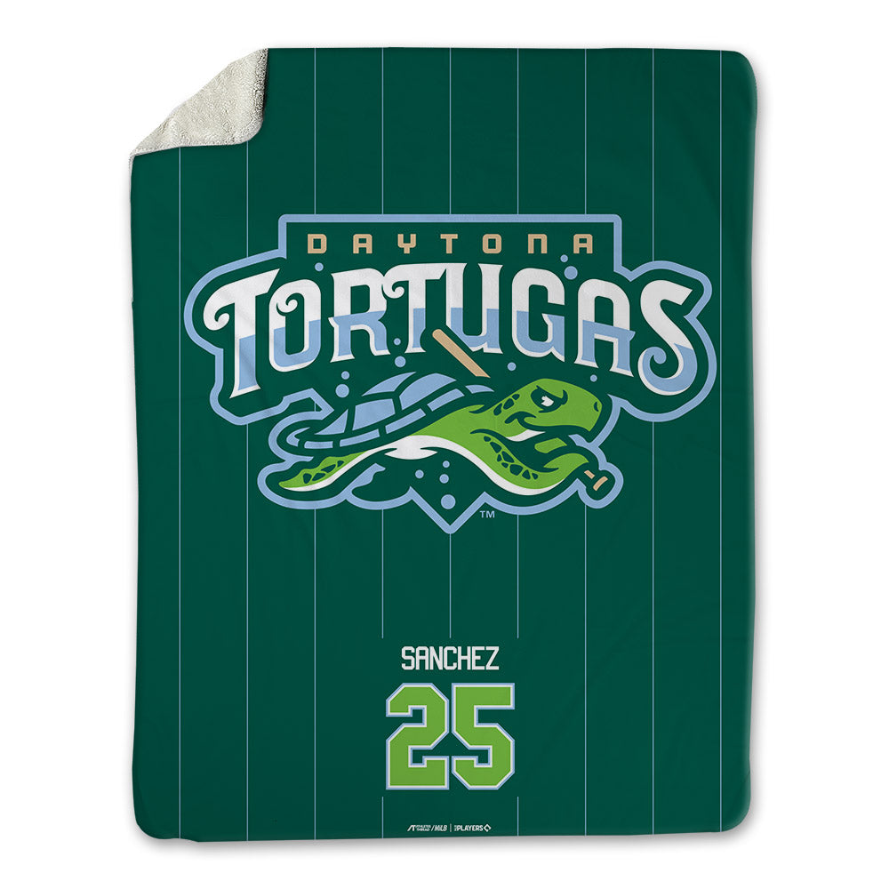 Daytona Tortugas - MILB Baseball : Adolfo Sanchez - Blanket-0