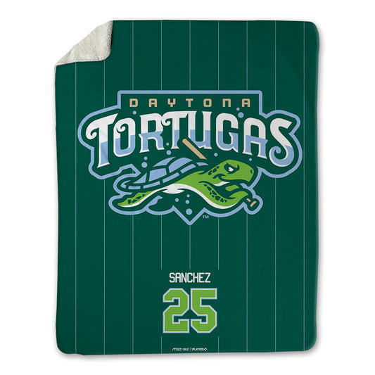 Daytona Tortugas - MILB Baseball : Adolfo Sanchez - Blanket-0