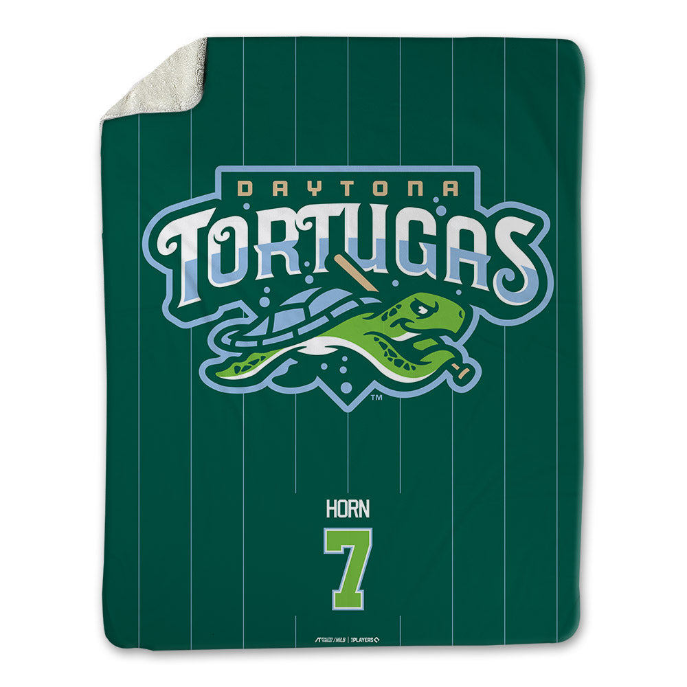 Daytona Tortugas - MILB Baseball : Tyner Horn - Blanket-0