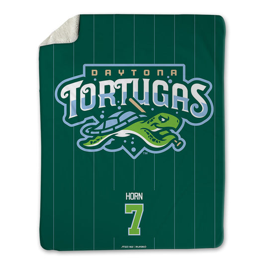 Daytona Tortugas - MILB Baseball : Tyner Horn - Blanket-0